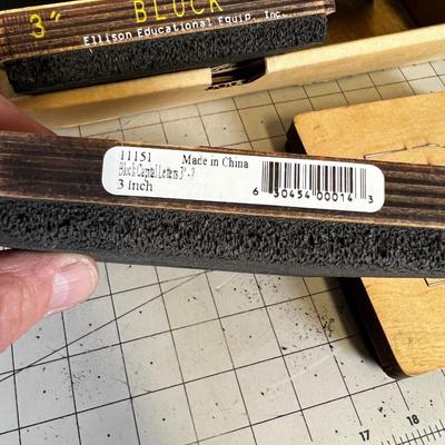 Set of Ellison Stencil Blocks 