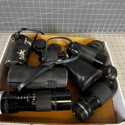 Camera Lenses LOT, Mixed 