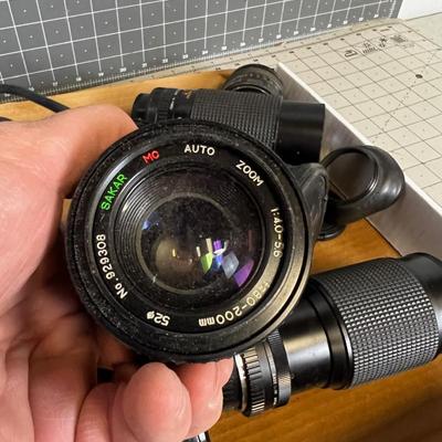 Camera Lenses LOT, Mixed 
