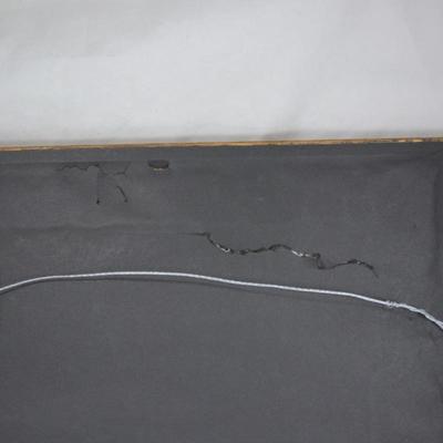 Stunning Vintage NAVAJO Hooked Rug Framed Wall Art