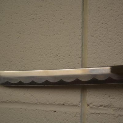 440 Stainless Steel Decorative Samurai Sword Katana As Is 40â€