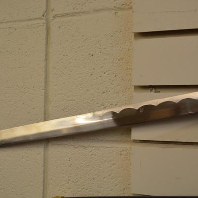 440 Stainless Steel Decorative Samurai Sword Katana As Is 40â€