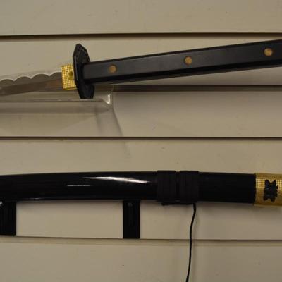 440 Stainless Steel Decorative Samurai Sword Katana As Is 40â€