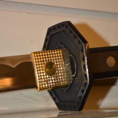 440 Stainless Steel Decorative Samurai Sword Katana As Is 40â€