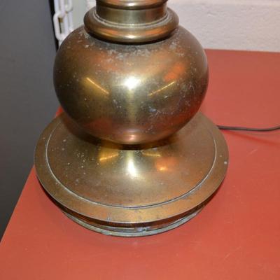 Matching Brass STIFFEL End Table Lamps