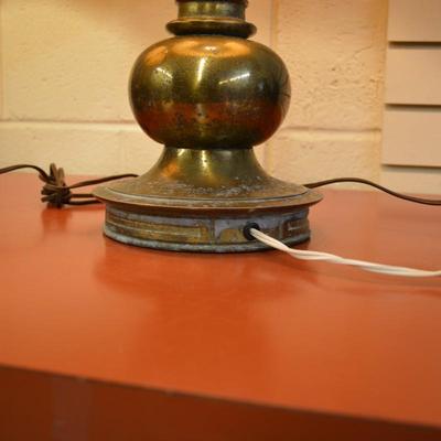 Matching Brass STIFFEL End Table Lamps