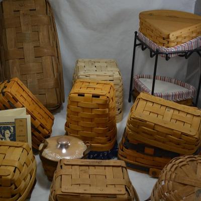 Large Lot of Longaberger Baskets