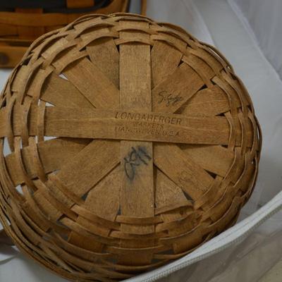 Large Lot of Longaberger Baskets