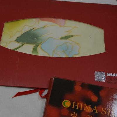 Lot of New Chinese Silk Scarves