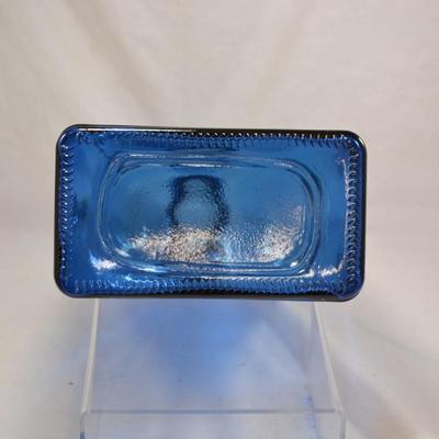 Giant Blue Glass Medicine Bottle Vase