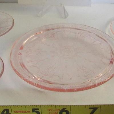 Lot 320:  Child's Dishes, Mosser Glass Jennifer, Cake Plate Set