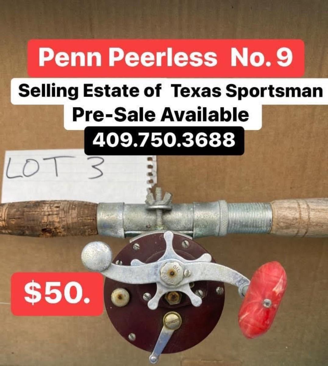 Penn Peerless No. 9 Made in USA Lot #3 used Fishing Gear