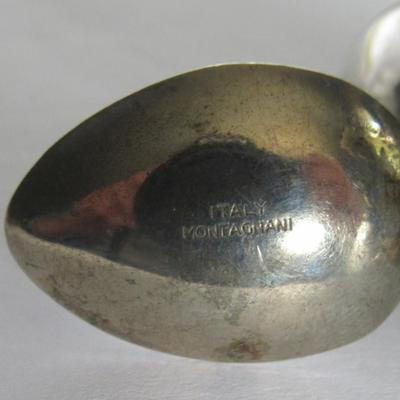 Lot 329: Mexico Carved Stone Spoon and Italy Condiment Set