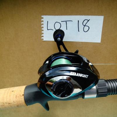 Lot #18 Fishing Reel & Rod - Dryad Sea Knight Gear Ratio 7.6:1