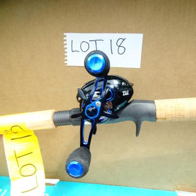 Lot #18 Fishing Reel & Rod - Dryad Sea Knight Gear Ratio 7.6:1
