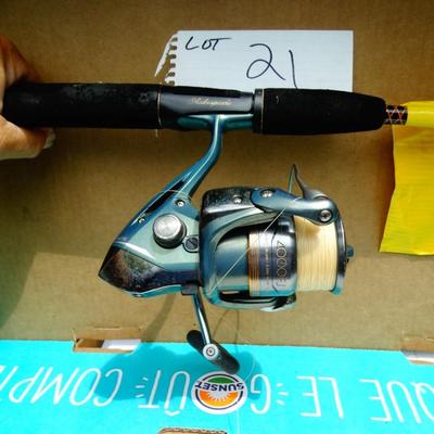 Lot #21 Fishing Reel & Rod - Shimano Symetre 4000 FJ