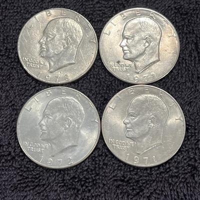 4 Eisenhower Dollarâ€™s