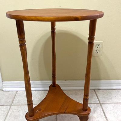 Wooden Pedestal Table
