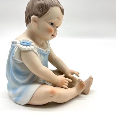 Vintage 7 Inch Porcelain Piano Babies