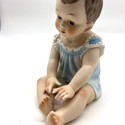 Vintage 7 Inch Porcelain Piano Babies