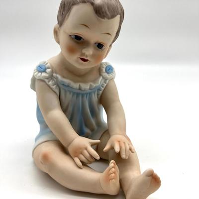 Vintage 7 Inch Porcelain Piano Babies