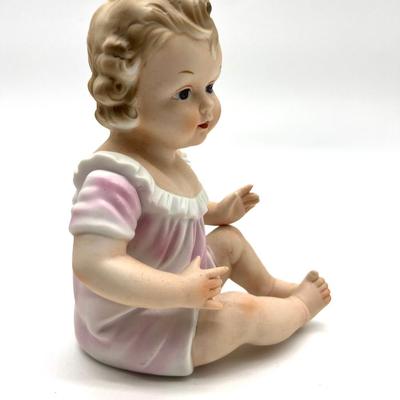 Vintage 7 Inch Porcelain Piano Babies