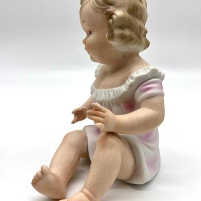 Vintage 7 Inch Porcelain Piano Babies