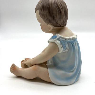 Vintage 7 Inch Porcelain Piano Babies
