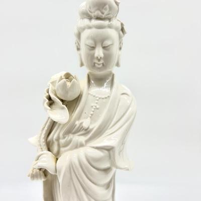 Vintage Chinese Blanc De Chine Buddhist Kwan Yin *Read Details
