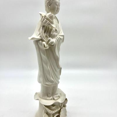 Vintage Chinese Blanc De Chine Buddhist Kwan Yin *Read Details