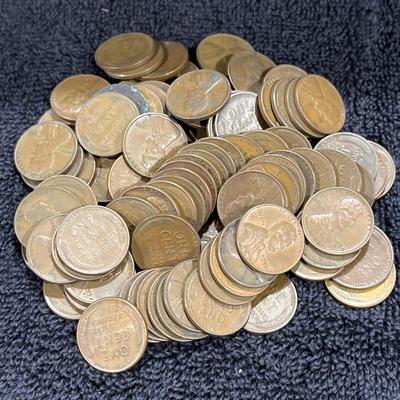 Lot Of Wheat Pennies