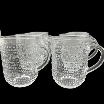 SHANNON CRYSTAL (?)  BEADS MUGS