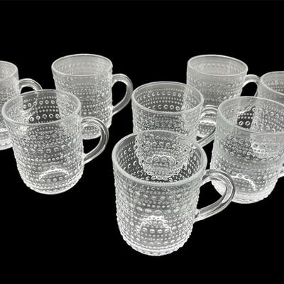 SHANNON CRYSTAL (?)  BEADS MUGS