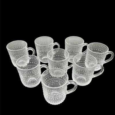 SHANNON CRYSTAL (?)  BEADS MUGS