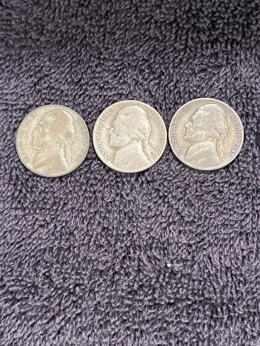 3 Silver War Nickels | EstateSales.org