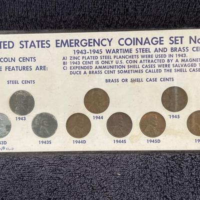 United States Emergency Coinage Set No 2 Set