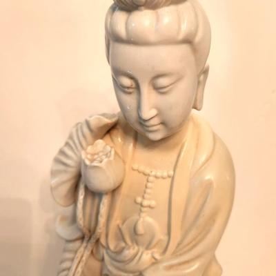 Lot #24  Guan Yin Figurine - Goddess of Compassion, Mercy, Kindness