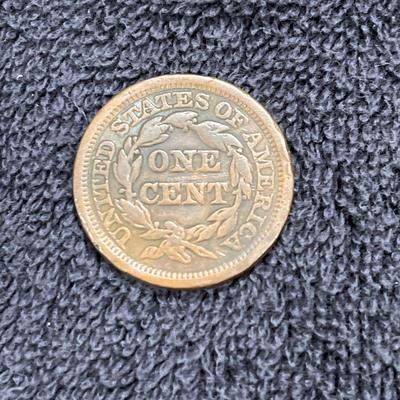 1848 Large Cent Penny