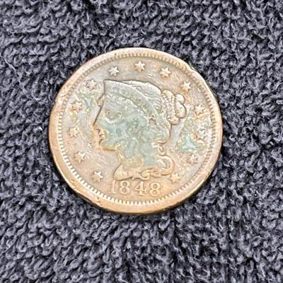 1848 Large Cent Penny