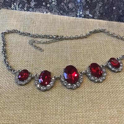 Glass Costume Necklace