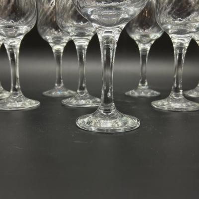 Royale Crystal Collection 8 Set Wine Glasses 24K gold