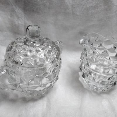 Fostoria Sugar and Creamer Set