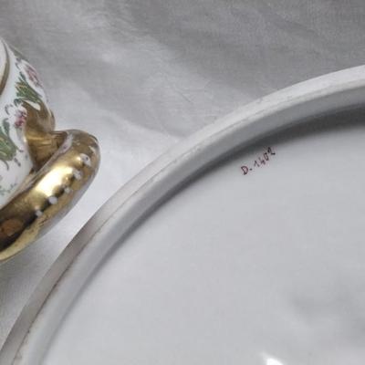 Antique Elite Limoges Bawo Dotter Casserole Serving Dish
