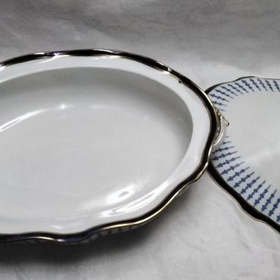 Antique Royal Crown Derby Serving Dish