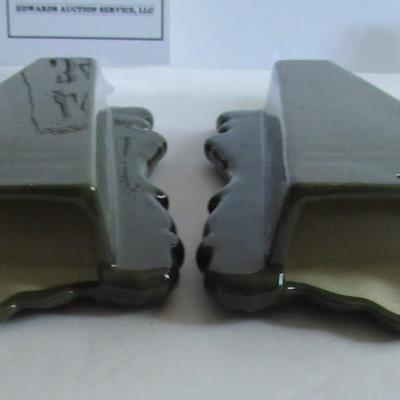 Lot 341:  Matching Pair Ceramic Wall Pockets