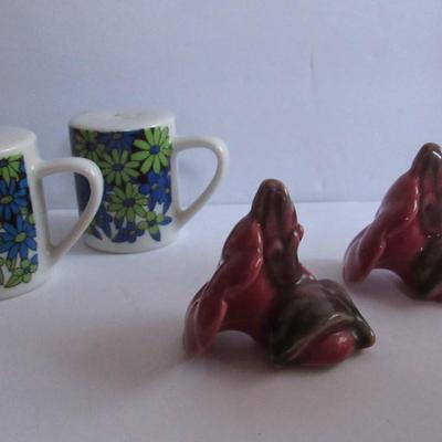 Lot 345:  Two Sets Vintage Salt and Peppers