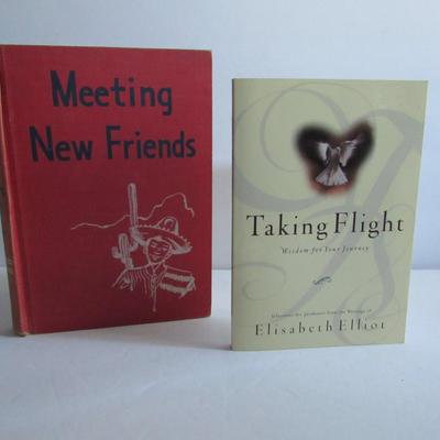 Lot 352: Meeting New Friends Kids Book and Taking Flight Book