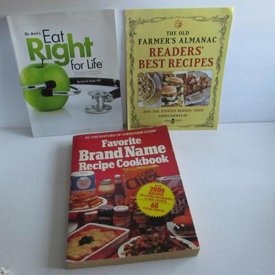 Lot 353: 3 Large Size Cookbooks, Soft Cover