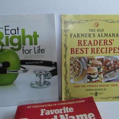 Lot 353: 3 Large Size Cookbooks, Soft Cover