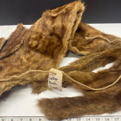 Vintage Mink Marmot Pieces